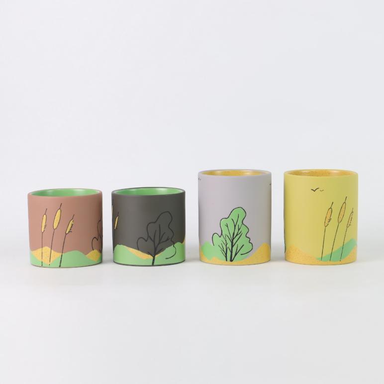 Four Seasons Mountain Wild Ceramic Candle Holder: A Vessel of Light and Shadow, κρατώντας το φυσικό τοπίο στα χέρια σας