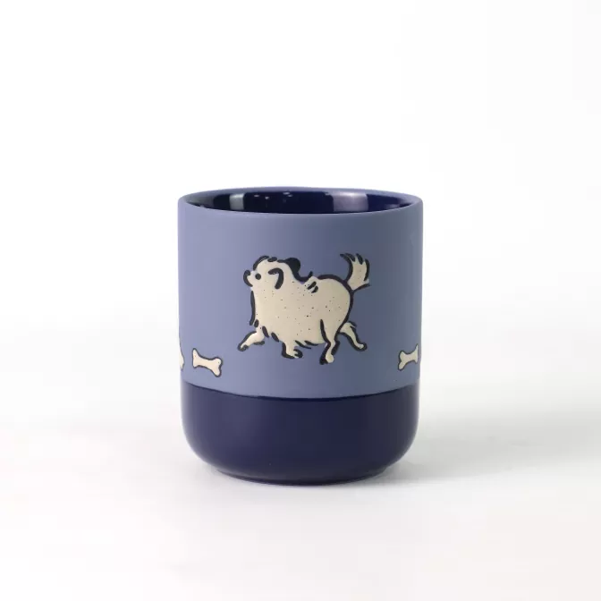 Hand-Painted Ceramic Candle Holder